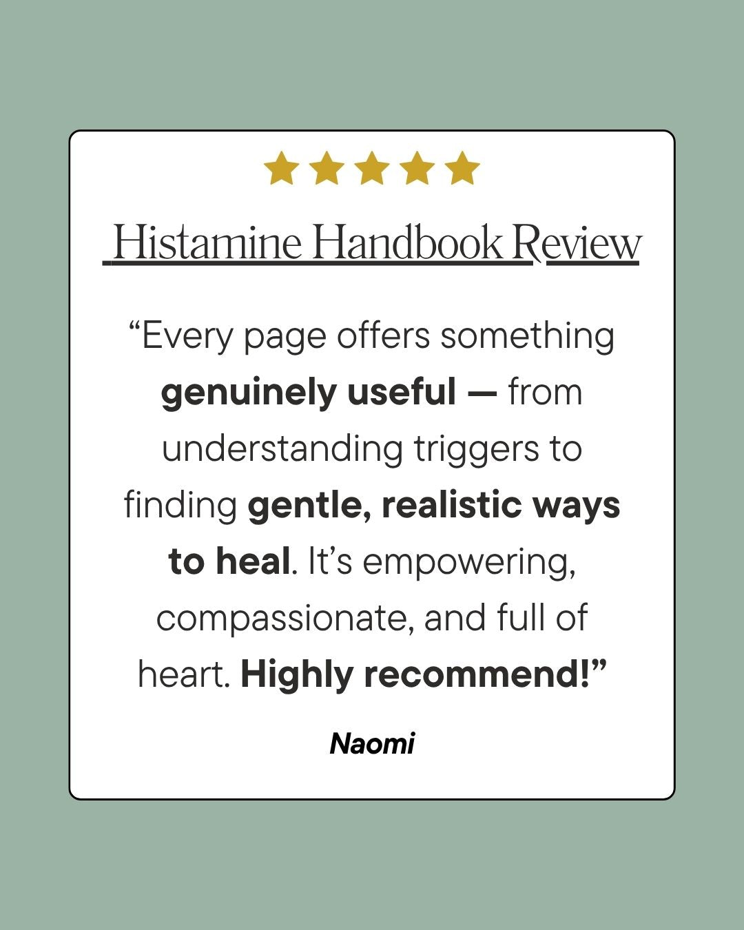 The Histamine Handbook
