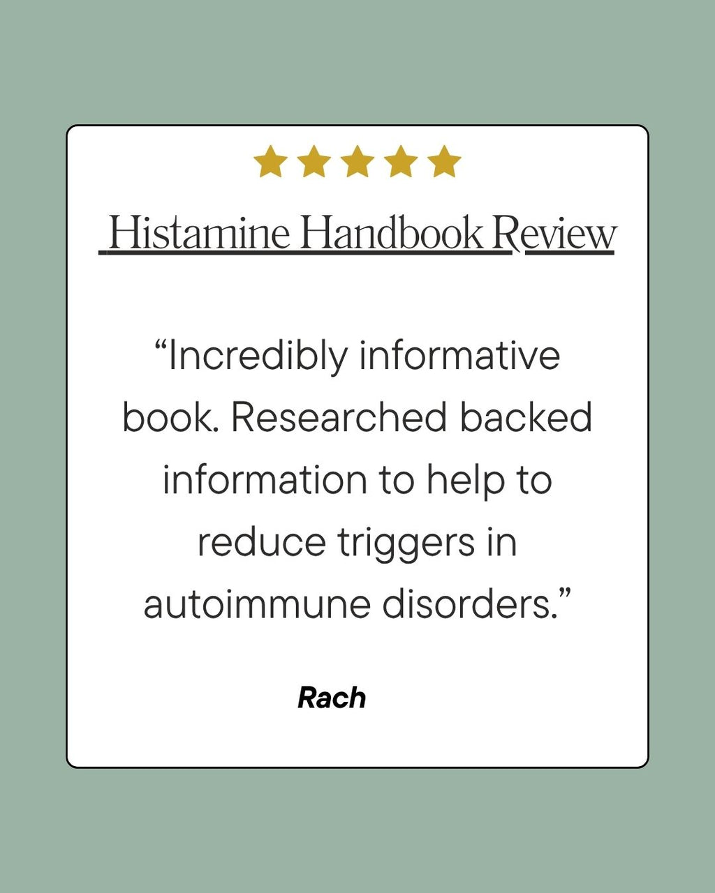 The Histamine Handbook