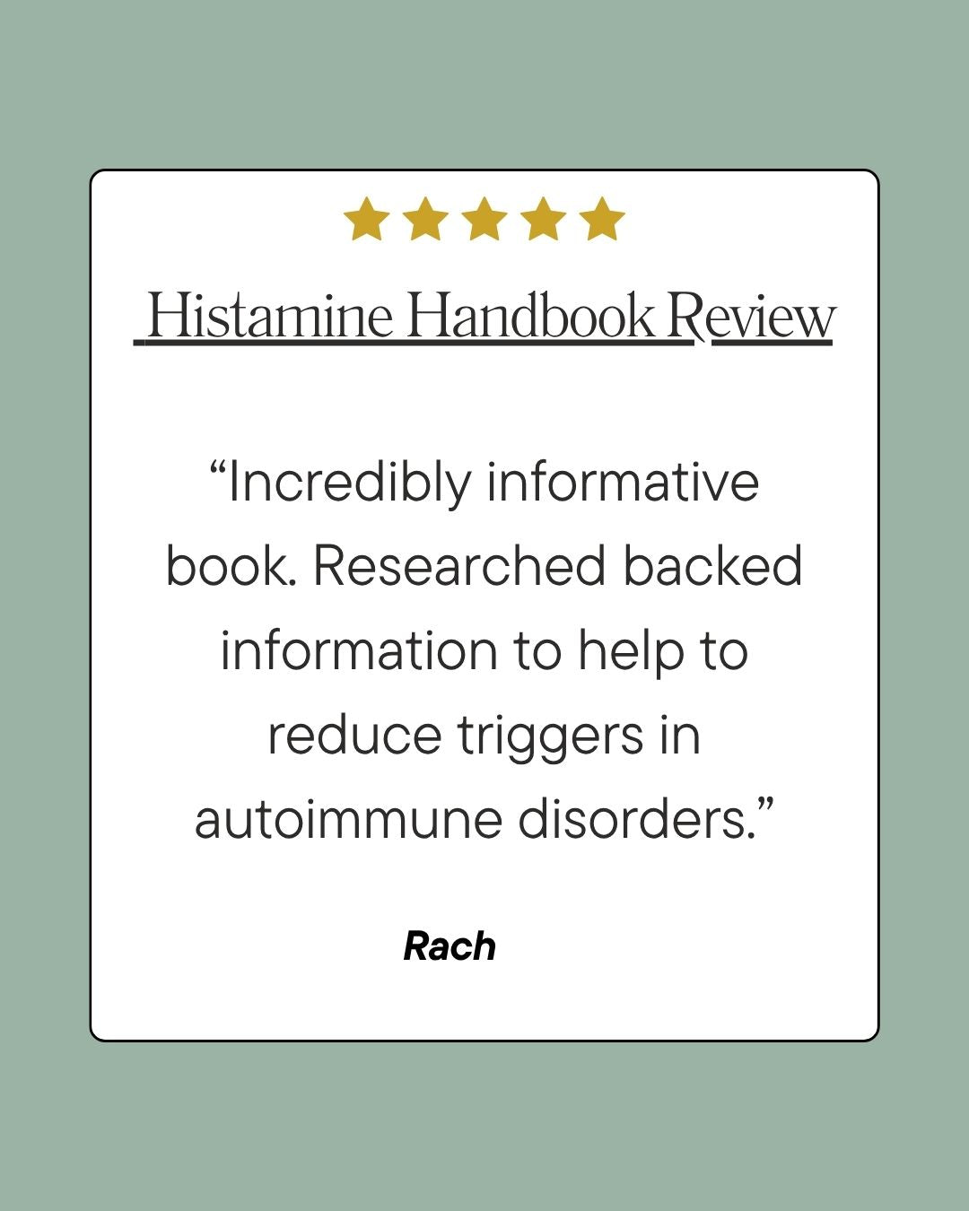 The Histamine Handbook