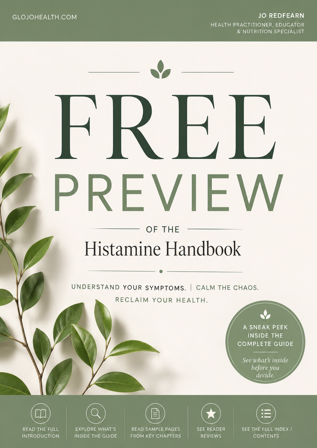 FREE PREVIEW - HISTAMINE HANDBOOK
